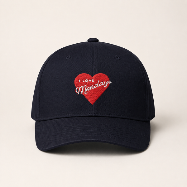 I Love Mondays Structured Twill Cap
