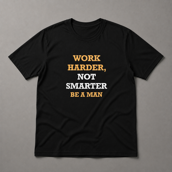 WORK HARDER Short Sleeve T-shirt