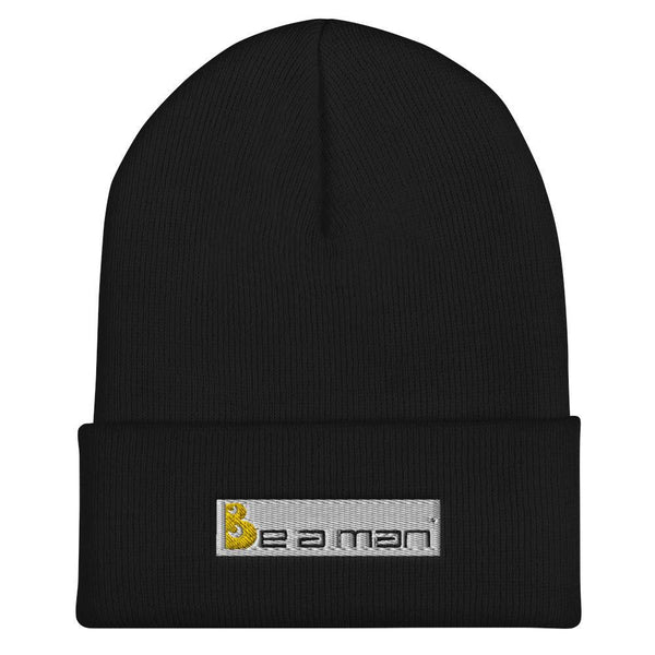 Be A Man Cuffed Beanie - Boston Be a Man 