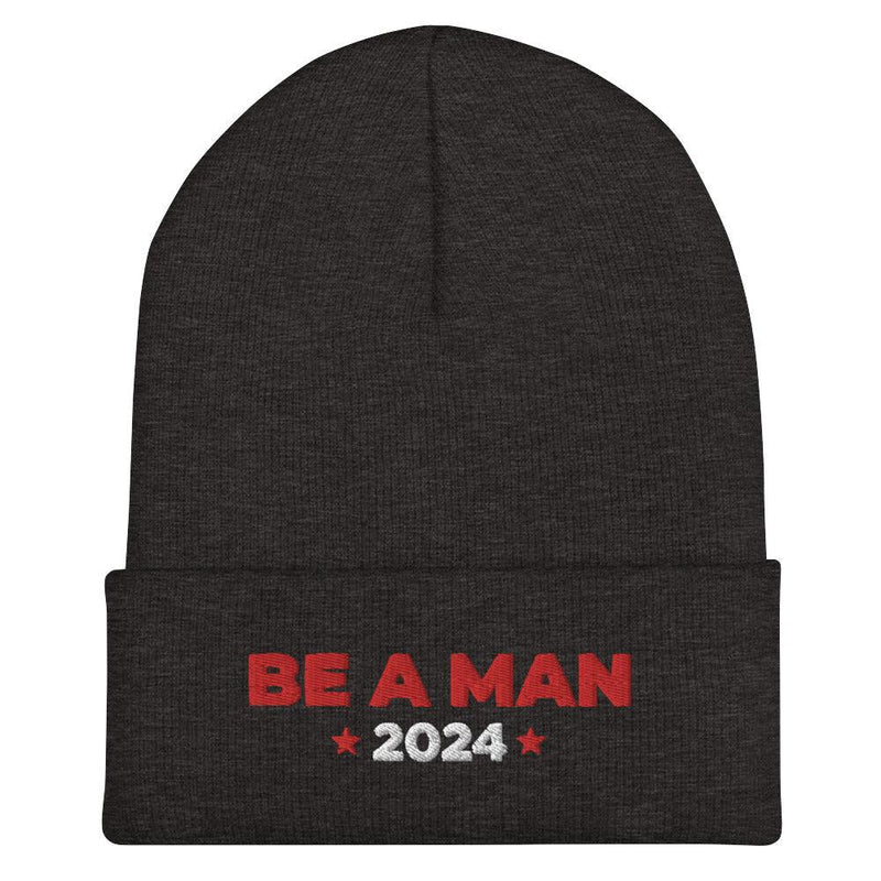 BE A MAN 2024 (Cuffed Beanie) - Boston Be a Man 