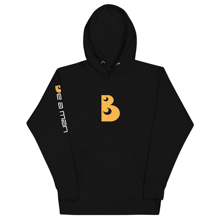 Original Be a Man Blue Collar Unisex Hoodie - Boston Be a Man 